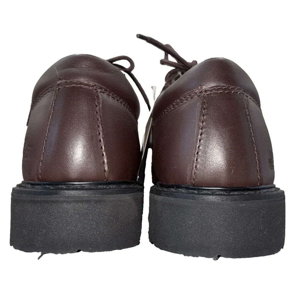NEW Work America Responder Service Oxford Men's Size 9.5D‎ Brown Leather Lace Up